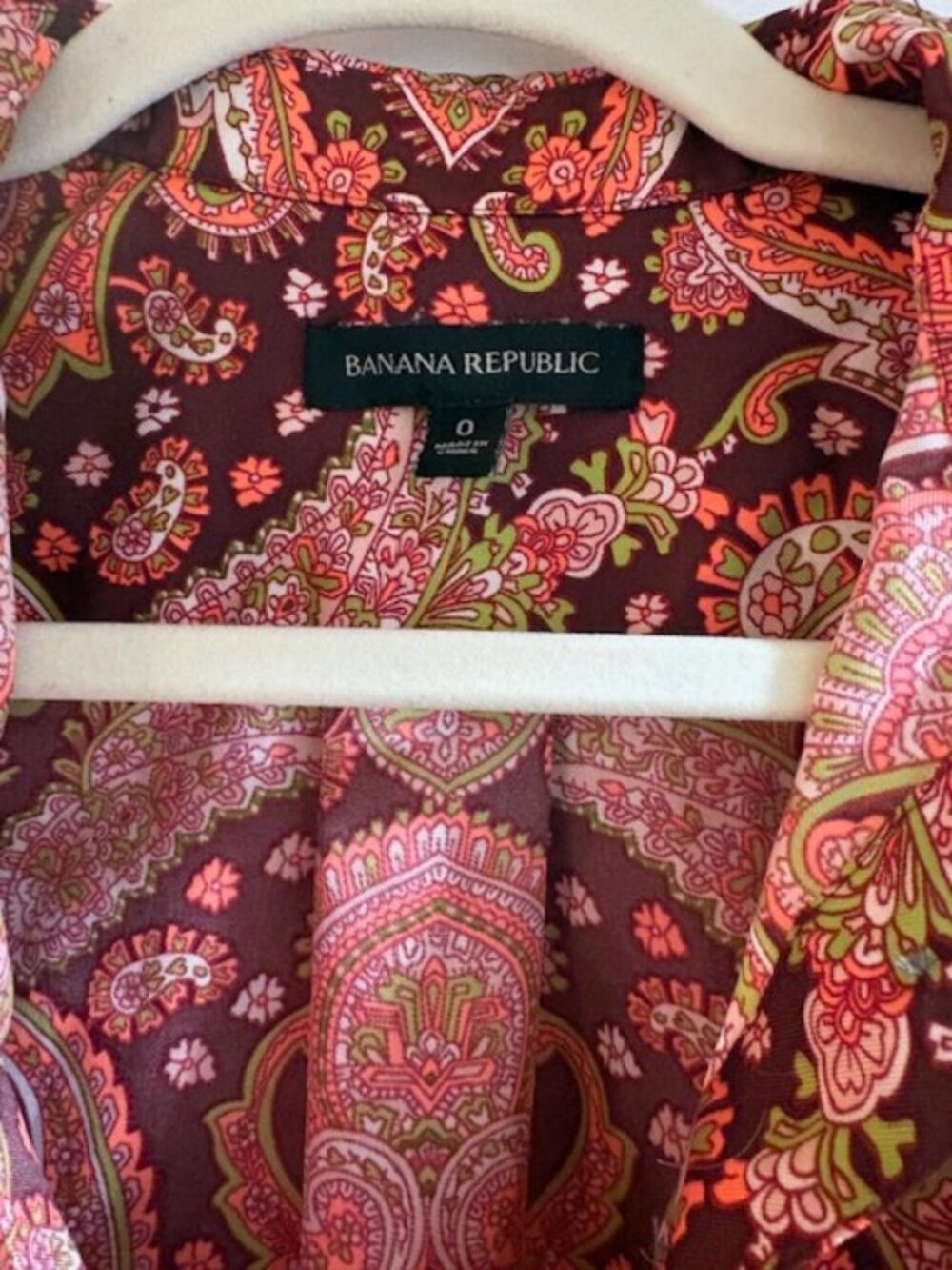 Banana Republic paisley mini shift dress. - Picture 4 of 4